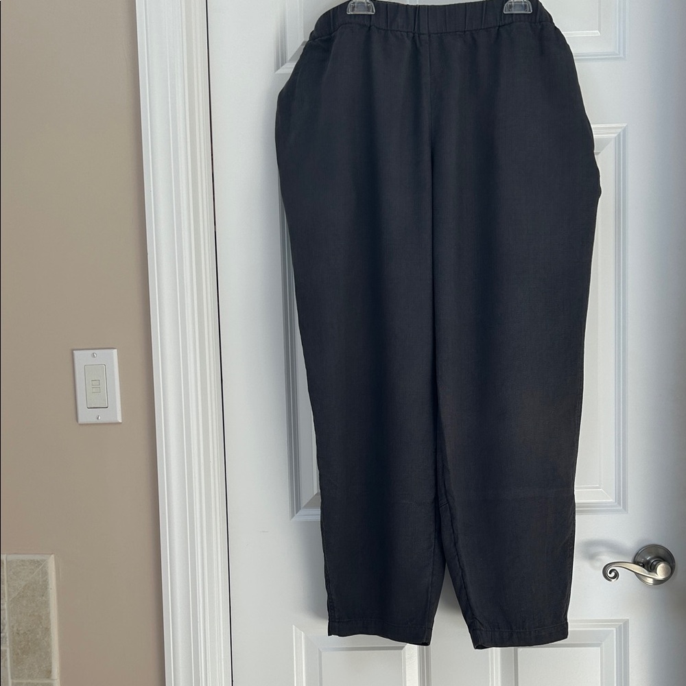 J.JILL Gray Tencel pull-on Pants plus size 2X w/pockets